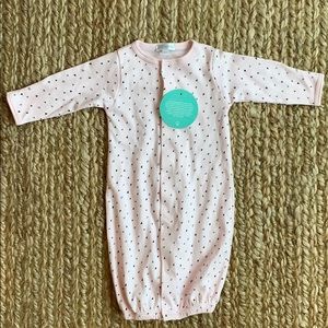 NWT noomie newborn baby girl gown